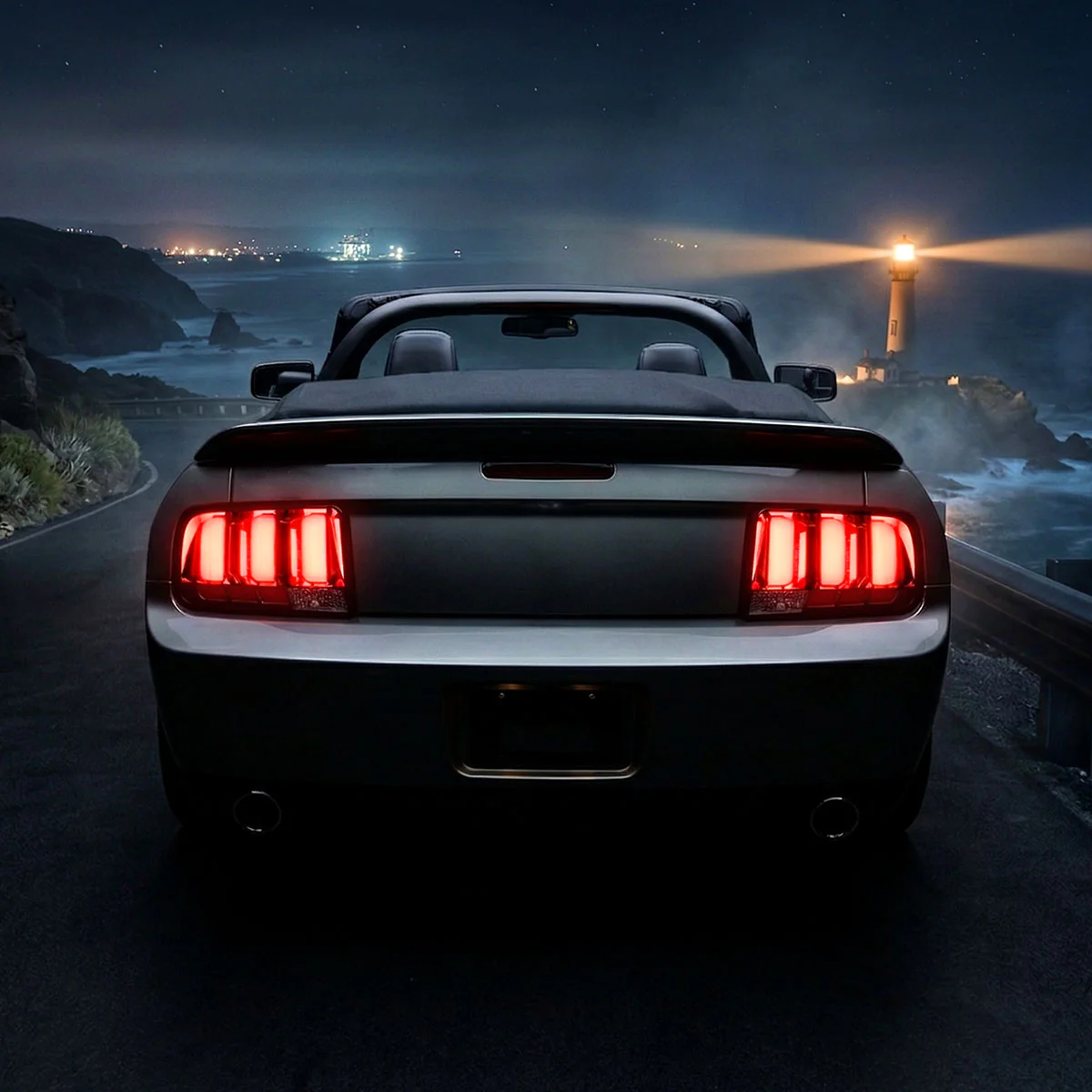 Spec-D LED Tail Lights for Ford Mustang S197 (2005-2009) Clear or Red Lens - Image 10