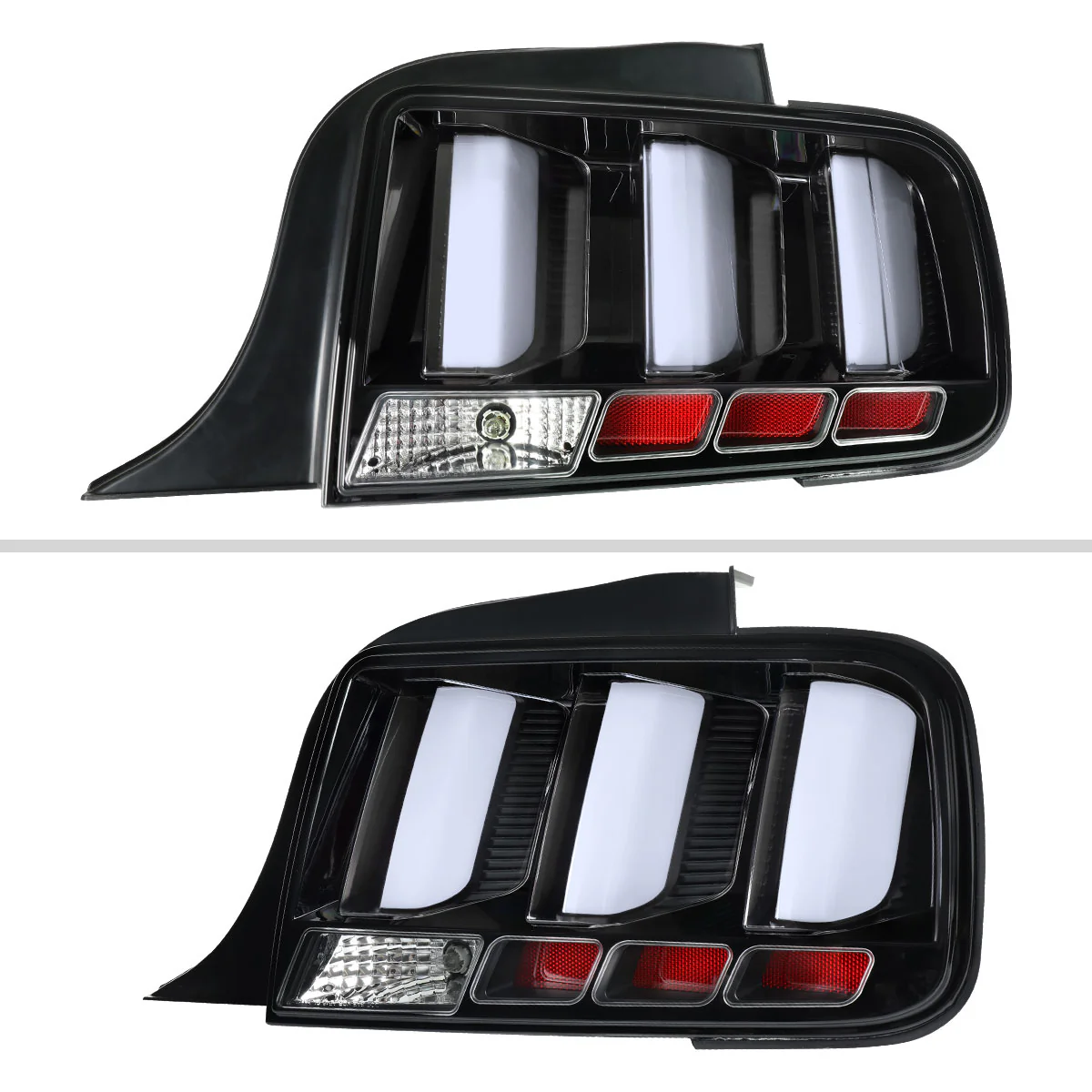Spec-D LED Tail Lights for Ford Mustang S197 (2005-2009) Clear or Red Lens - Image 6
