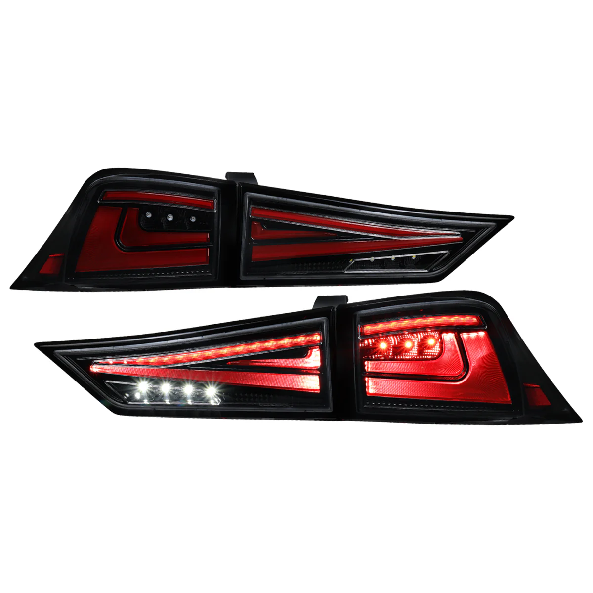 Spec-D Full LED Tail Lights for Lexus IS250 & IS350 (2014-2017) Sequential Turn Signals - Black - Clear or Smoked Lens