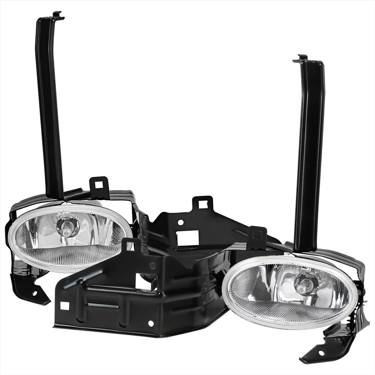 Spec-D OEM Fog Lights Honda Accord Coupe (2008-2010) Chrome Housing - Clear Lens