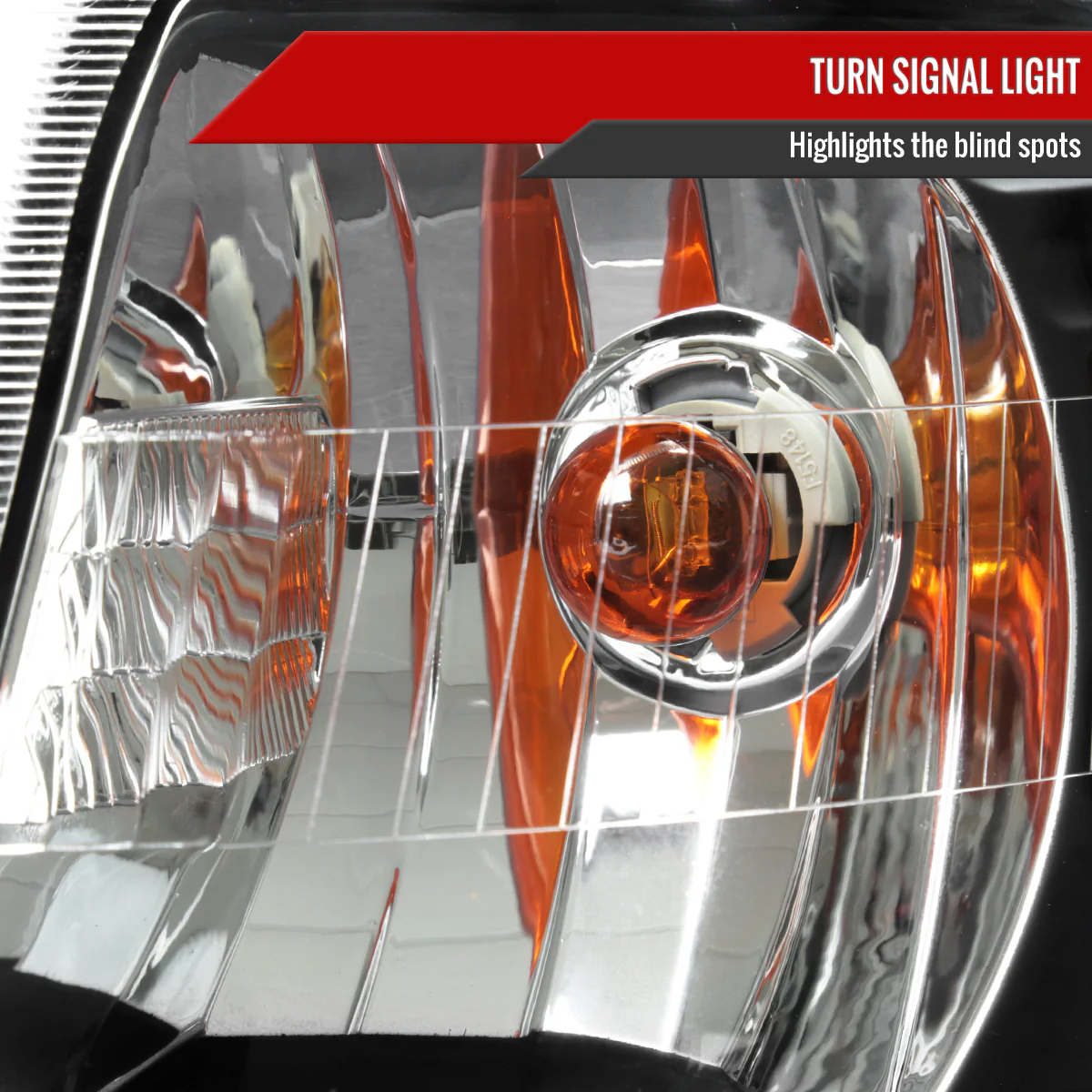 Spec-D OEM Replacement Headlights Mercury Grand Marquis (06-11) Black or Chrome w/ Amber - Image 10