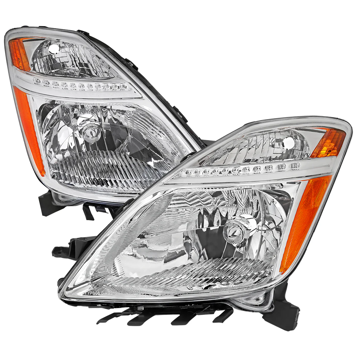 Spec-D OEM Replacement Headlights Toyota Prius (06-09) Matte Black or Chrome - Image 4