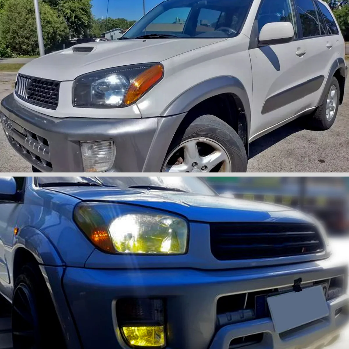 Spec-D OEM Replacement Headlights Toyota RAV4 (01-03) Non Sport - Black / Smoked / Clear - Image 12