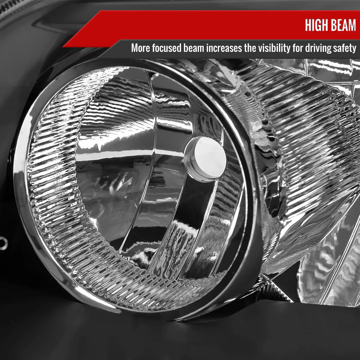 Spec-D OEM Replacement Headlights Toyota RAV4 (06-08) Base or Limited - Black / Smoked / Clear - Image 9