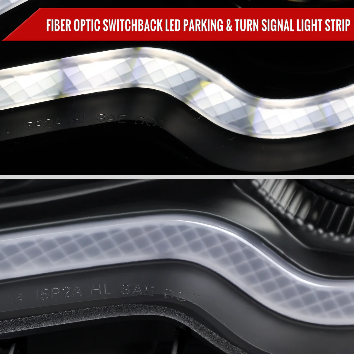 Spec-D Projector Full LED Headlights Lexus IS250 / IS350 (2014-2016) Chrome / Gloss Black / Matte Black Housing - Image 11