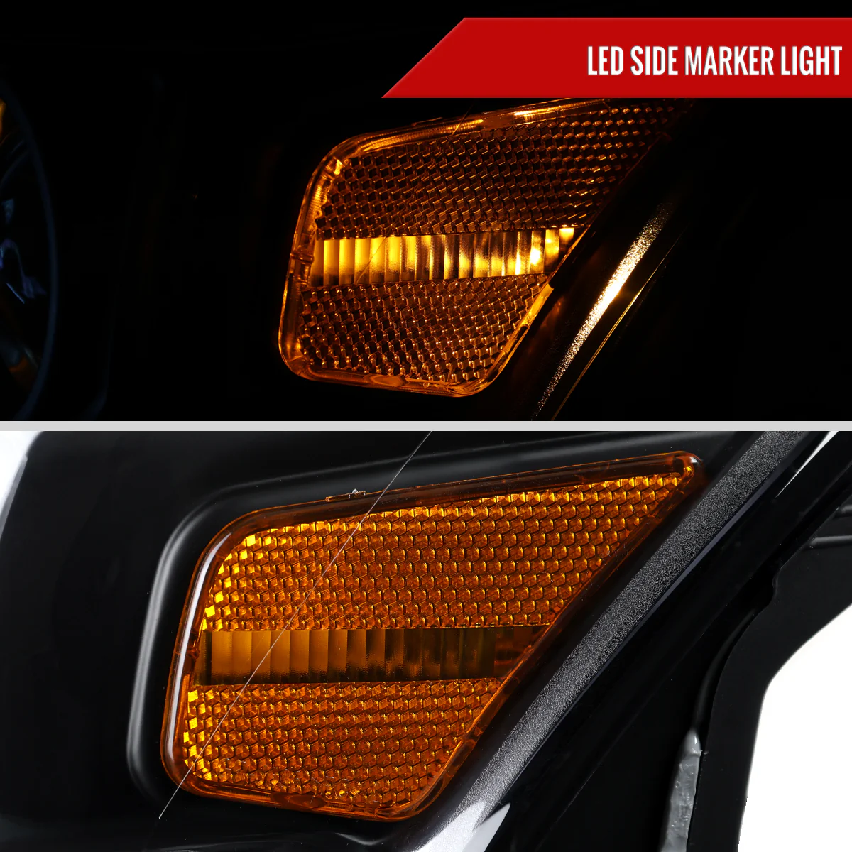 Spec-D Projector Full LED Headlights Lexus IS250 / IS350 (2014-2016) Chrome / Gloss Black / Matte Black Housing - Image 12