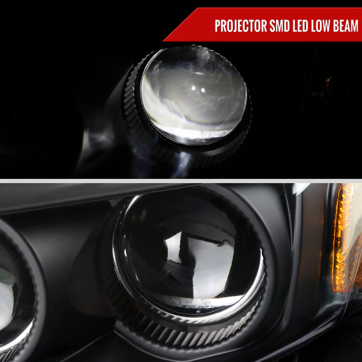 Spec-D Projector Full LED Headlights Lexus IS250 / IS350 (2014-2016) Chrome / Gloss Black / Matte Black Housing - Image 9