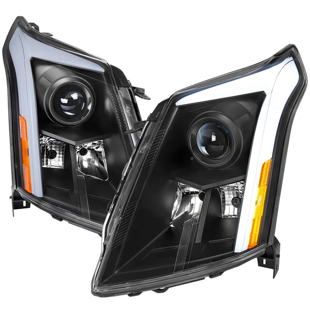 Spec-D Projector Headlights Cadillac SRX (10-16) w/ Switchback Sequential Turn Signal FULL LED Bar - Image 11