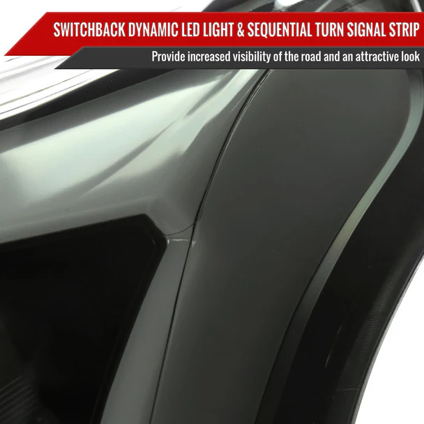 Spec-D Projector Headlights Cadillac SRX (10-16) w/ Switchback Sequential Turn Signal FULL LED Bar - Image 28
