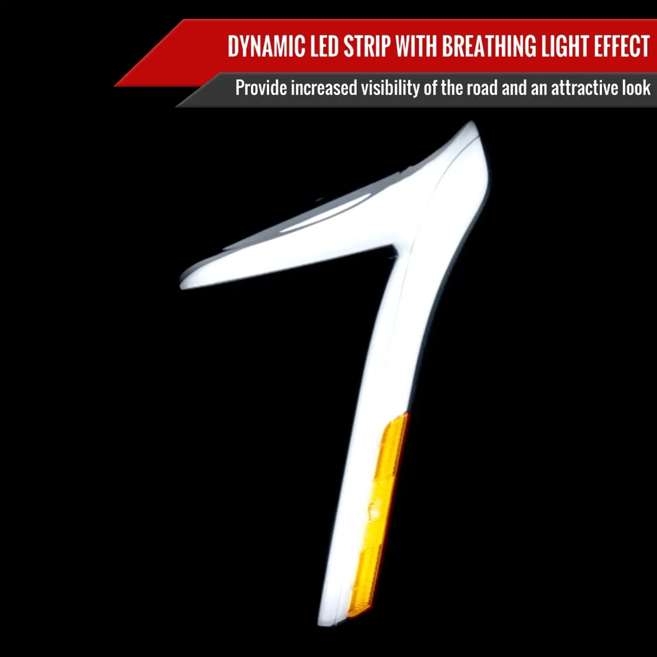 Spec-D Projector FULL LED Headlights Cadillac SRX (10-16) w/ Switchback Sequential Turn Signal - Image 3