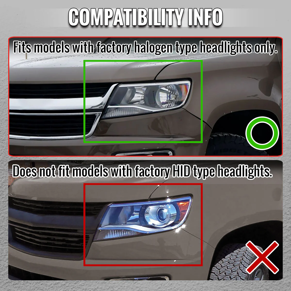 Spec-D Projector Headlights Chevy Colorado (2015-2022) Sequential Or Non-Sequential LED Bar - Black Or Chrome - Image 15
