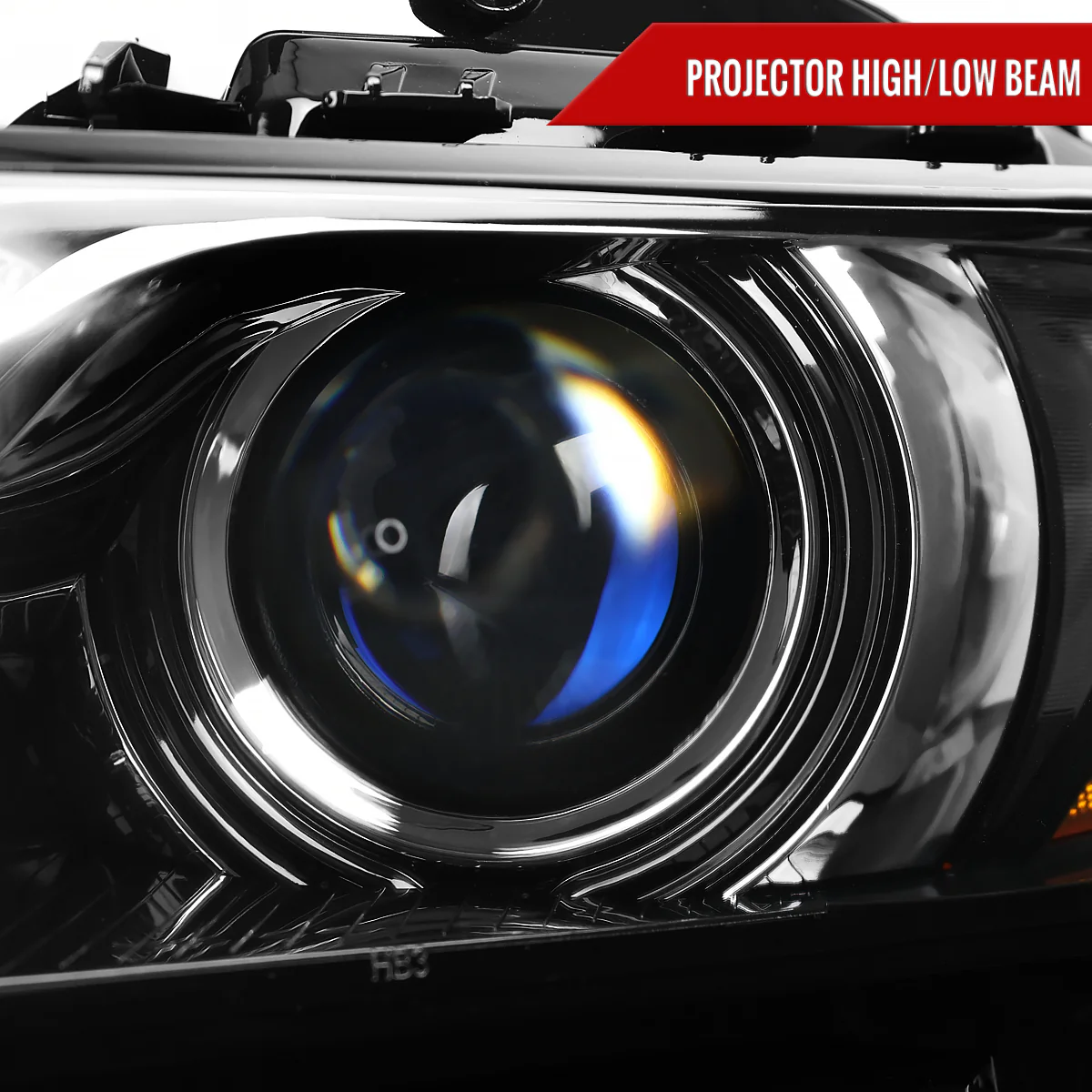 Spec-D Projector Headlights Chevy Impala (14-20) Gloss Black Housing w/ Clear or Smoke Lens - Image 14