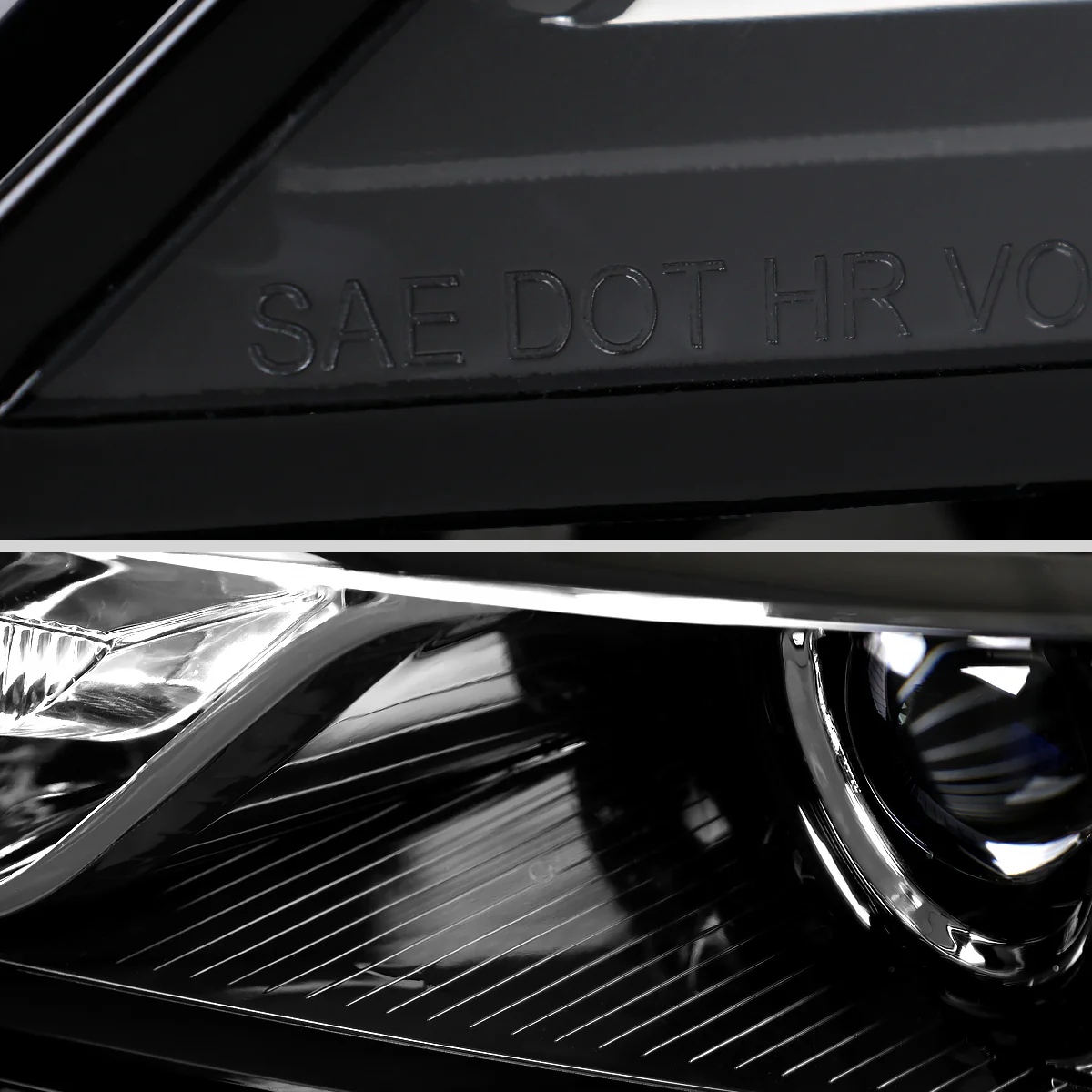 Spec-D Projector Headlights Chevy Impala (14-20) Gloss Black Housing w/ Clear or Smoke Lens - Image 17
