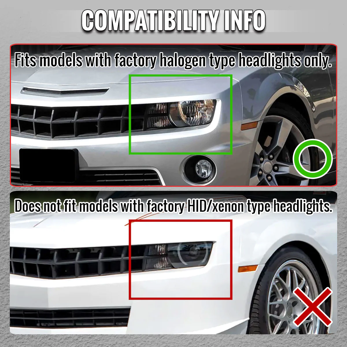 Spec-D Projector Headlights for Chevy Camaro (2010-2013) LED Switchback Turn Signals - Black with Clear Lens - Image 10
