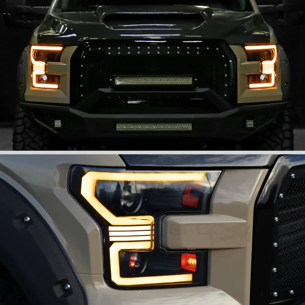 Spec-D Projector Headlights Ford F150 (15–17) w/ Switchback Sequential Turn Signals - Image 12