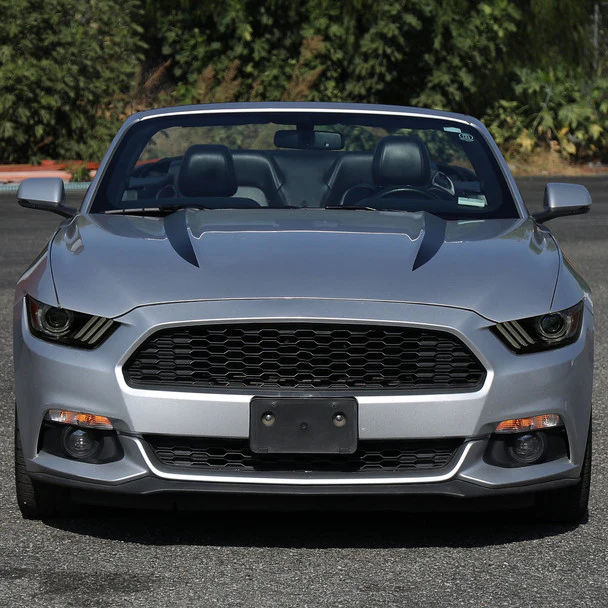 Spec-D Projector Headlights Ford Mustang S550 (15-17) Shelby (18-20) LED HID Black Housing w/ Smoked Lens - Image 10