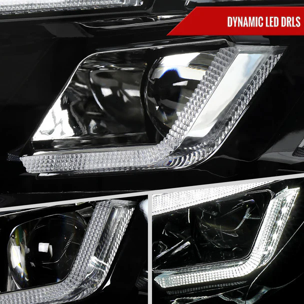 Spec-D Projector Headlights Ford Mustang S550 (15-23) Full LED w/ Sequential Signal S650 Style - Image 5