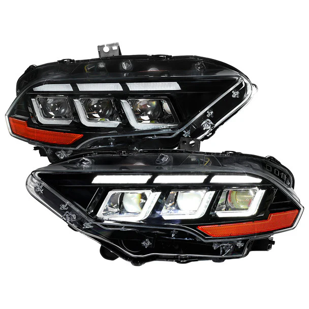 Spec-D Projector Headlights Ford Mustang S550 (15-23) Full LED w/ Sequential Signal S650 Style - Image 7