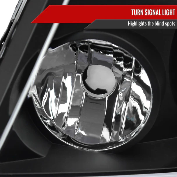 Spec-D Projector Headlights Lincoln Mark LT (06-08) LED Bar or LED Tube - Black or Chrome - Image 14