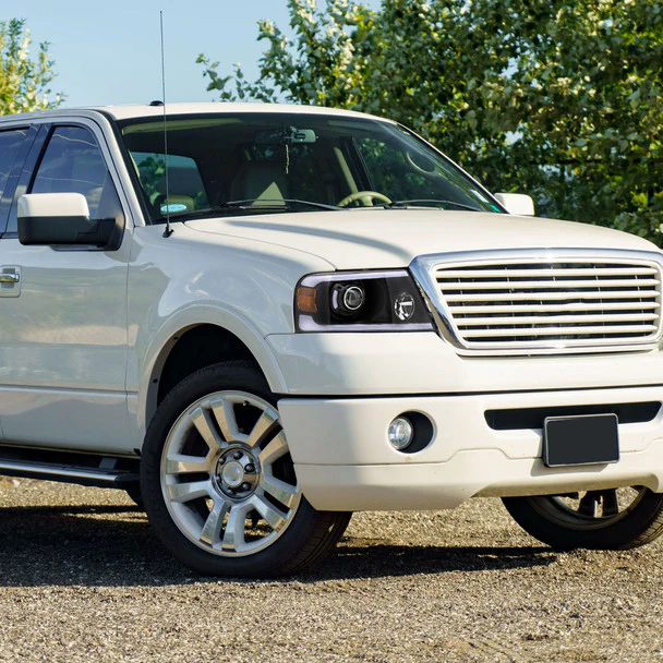 Spec-D Projector Headlights Lincoln Mark LT (06-08) LED Bar or LED Tube - Black or Chrome - Image 18