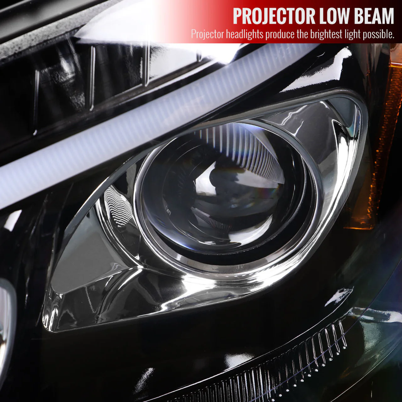 Spec-D Projector Headlights Mercedes W164 ML 350 / ML 550 / ML 63 (09-11) ML 320 / ML 450 (2009) w/ LED Sequetial Turn Signal Smoked or Clear Lens - Image 9