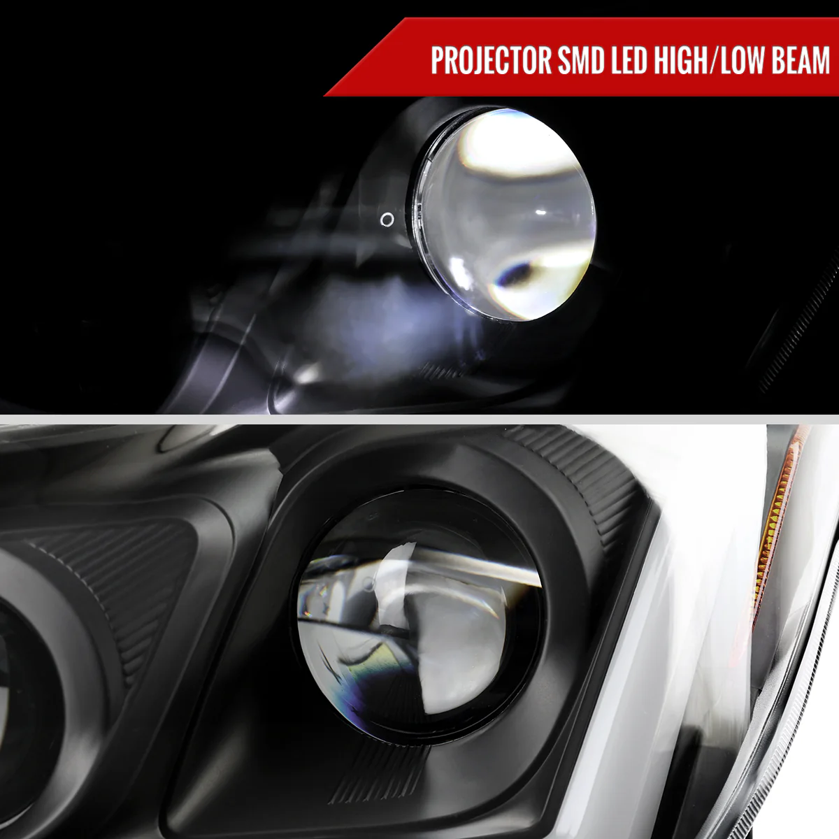 Spec-D Projector LED Headlights Infiniti G37 Coupe / Q60 Coupe (08-15) Dual or Triple Full LED w/ Clear or Smoke Lens - Image 18