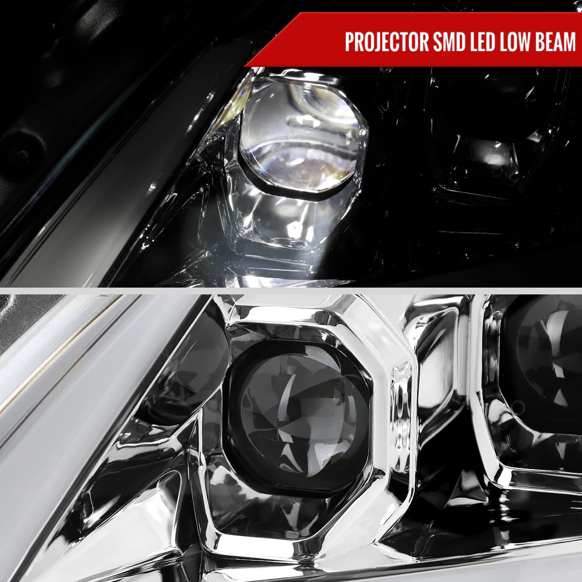 Spec-D Projector LED Headlights Infiniti G37 Coupe / Q60 Coupe (08-15) Dual or Triple Full LED w/ Clear or Smoke Lens - Image 40