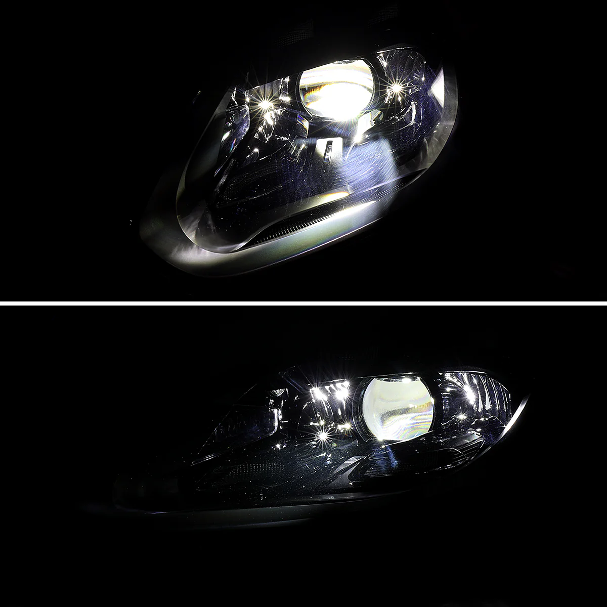 Spec-D Projector Headlights Porsche Cayenne (08-23) 957 & 958 LED Matrix or Quad LED Bar Style - Black - Image 13