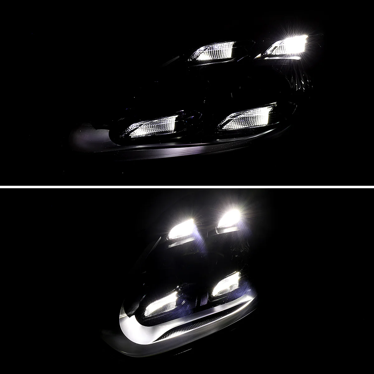 Spec-D Projector Headlights Porsche Cayenne (08-23) 957 & 958 LED Matrix or Quad LED Bar Style - Black - Image 33