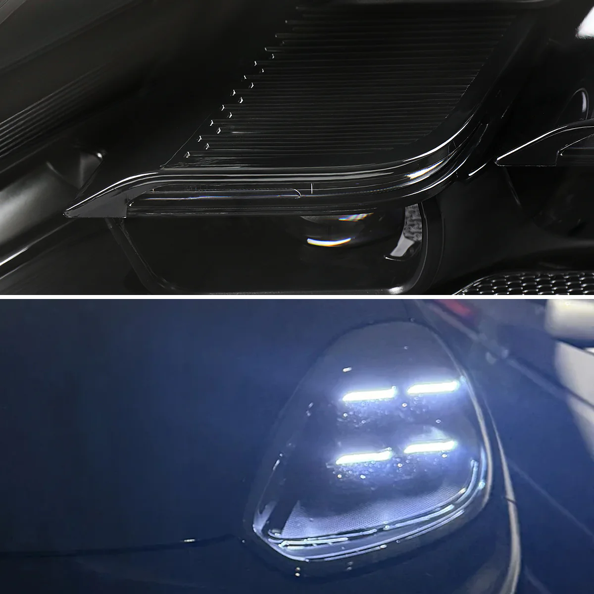 Spec-D Projector Headlights Porsche Cayenne (08-23) 957 & 958 LED Matrix or Quad LED Bar Style - Black - Image 35