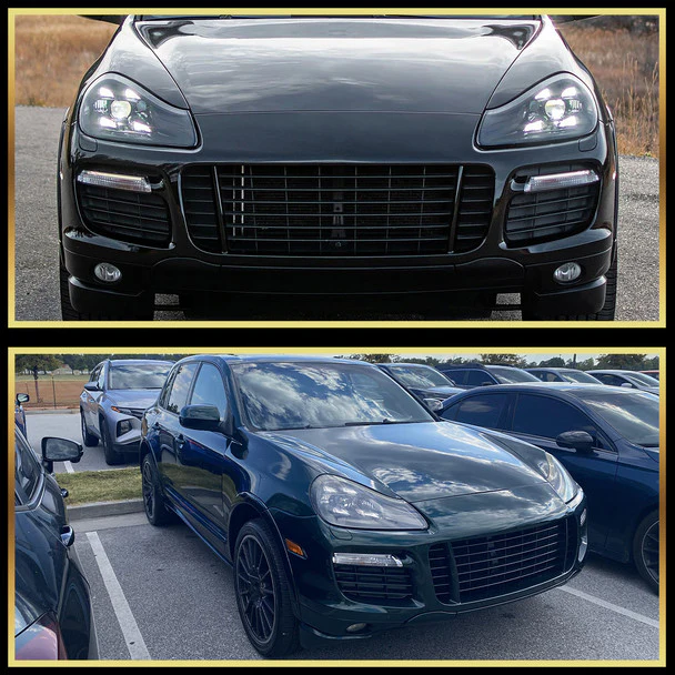 Spec-D Projector Headlights Porsche Cayenne (08-23) 957 & 958 LED Matrix or Quad LED Bar Style - Black - Image 37