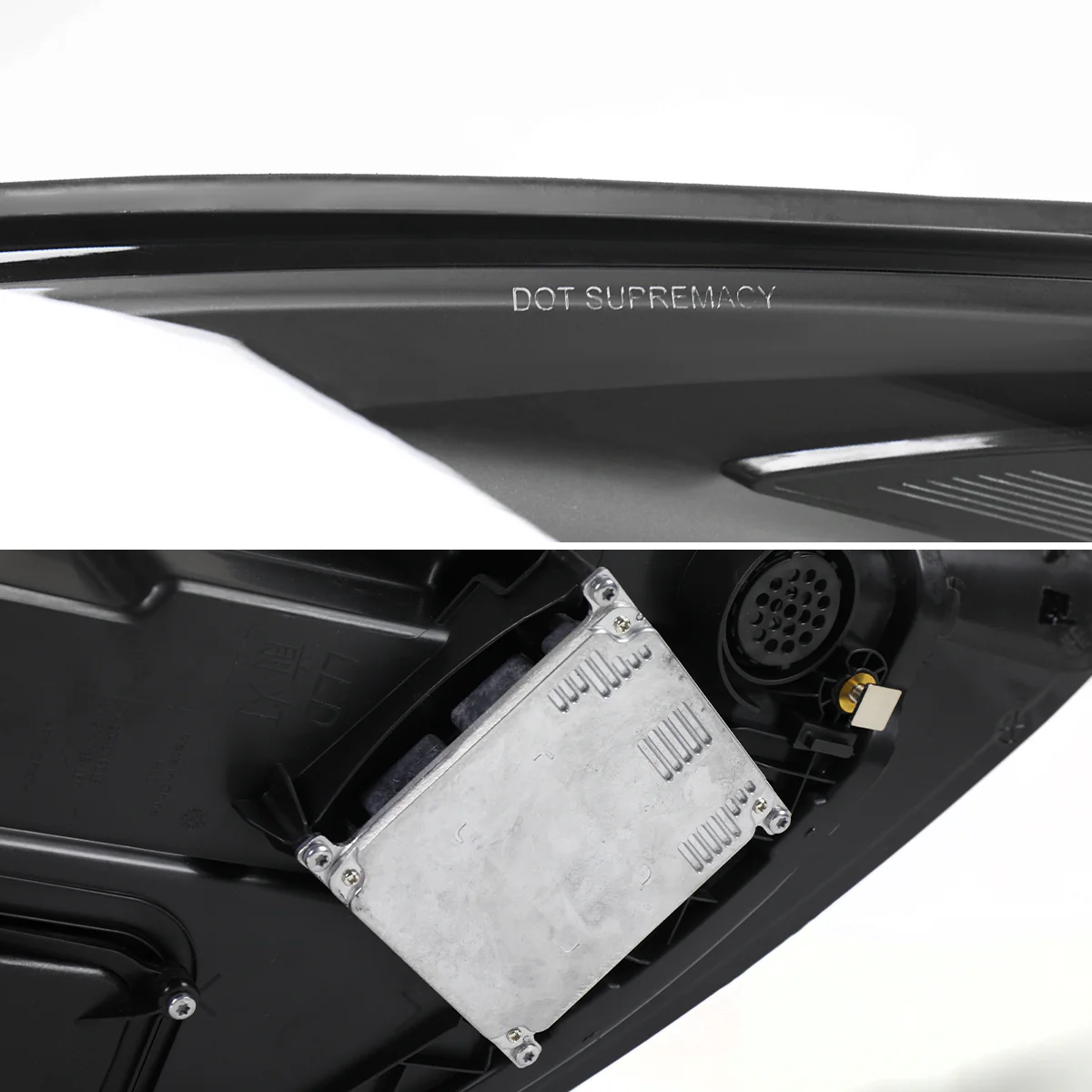 Spec-D Projector Headlights Porsche Cayenne (08-23) 957 & 958 LED Matrix or Quad LED Bar Style - Black - Image 4