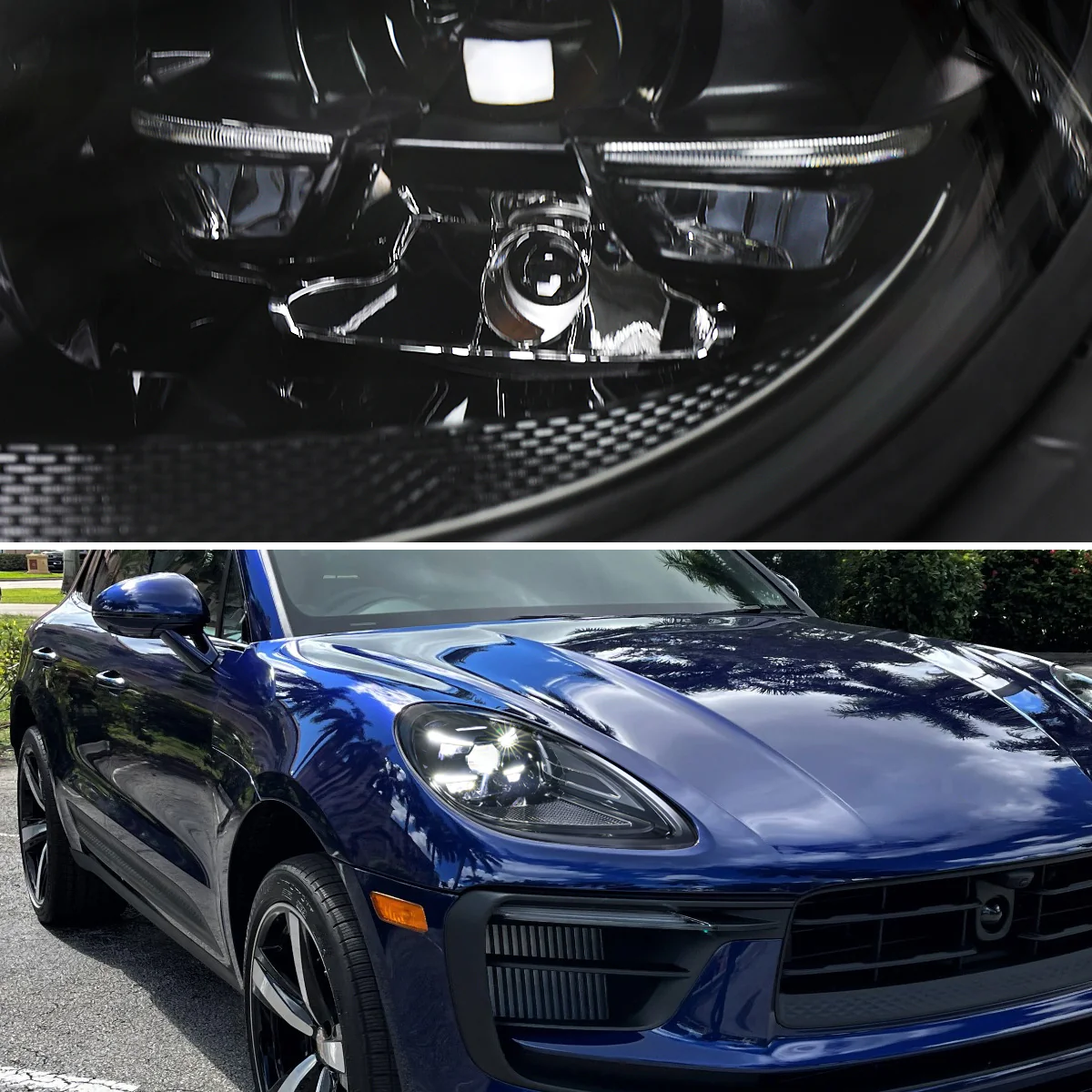 Spec-D Projector Headlights Porsche Macan (15-24) 95B.1 & 95B.2 LED Matrix Style - Black - Image 16