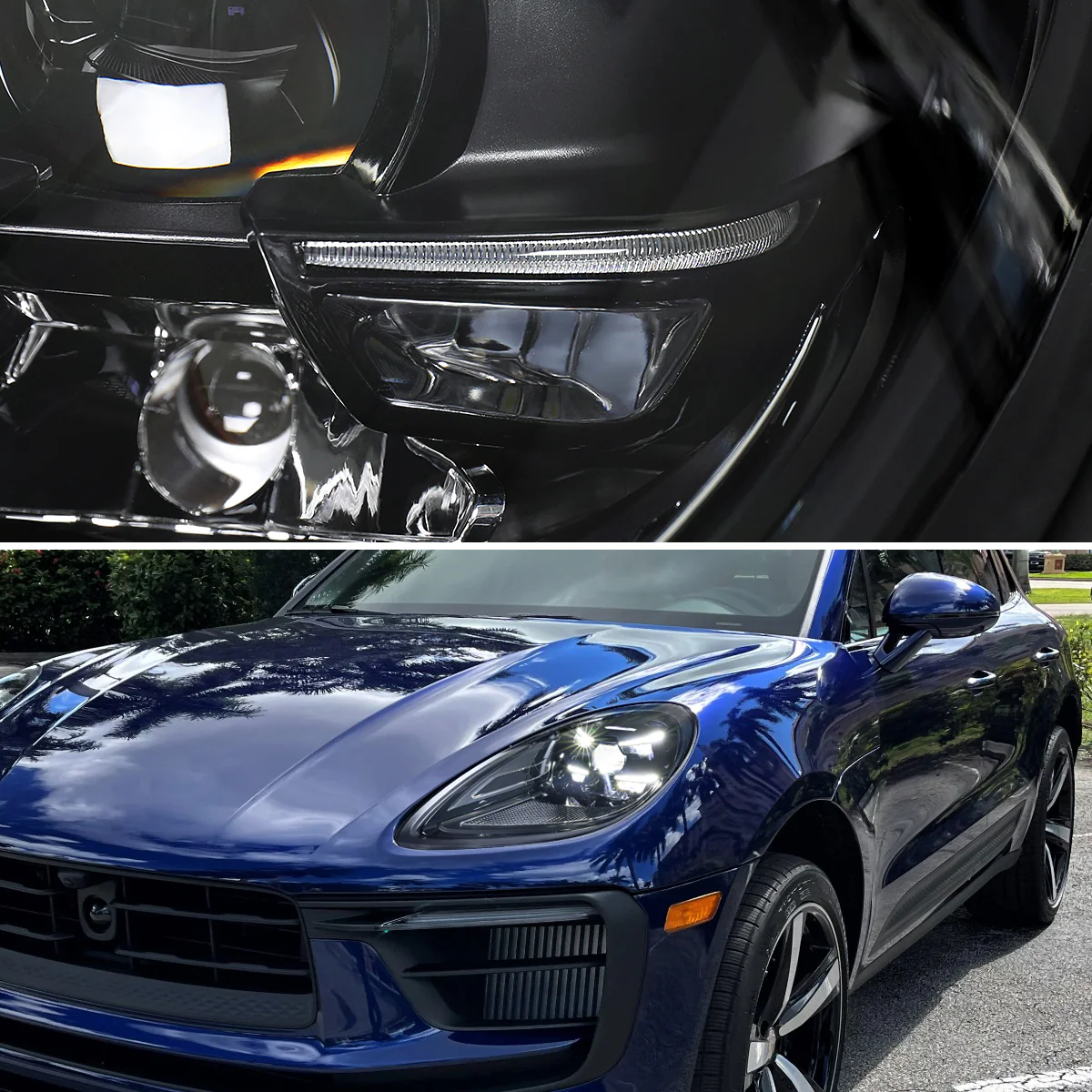Spec-D Projector Headlights Porsche Macan (15-24) 95B.1 & 95B.2 LED Matrix Style - Black - Image 17