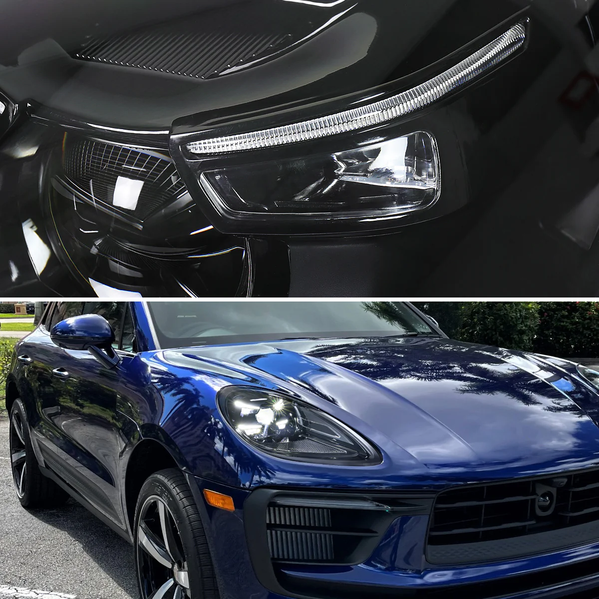 Spec-D Projector Headlights Porsche Macan (15-24) 95B.1 & 95B.2 LED Matrix Style - Black - Image 18