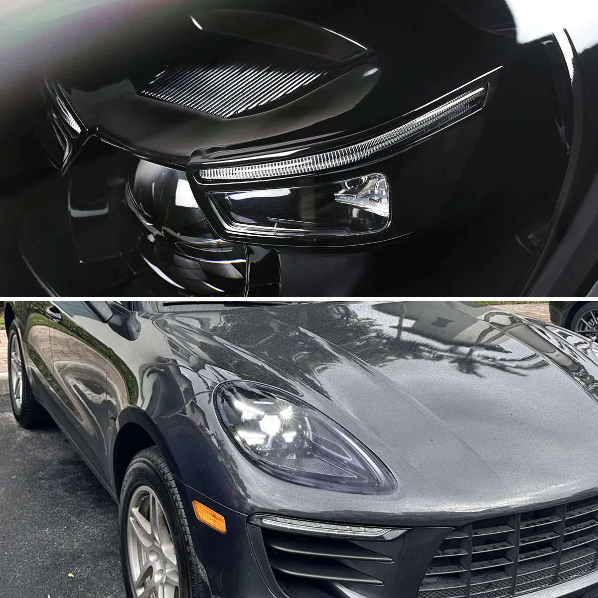 Spec-D Projector Headlights Porsche Macan (15-24) 95B.1 & 95B.2 LED Matrix Style - Black - Image 7