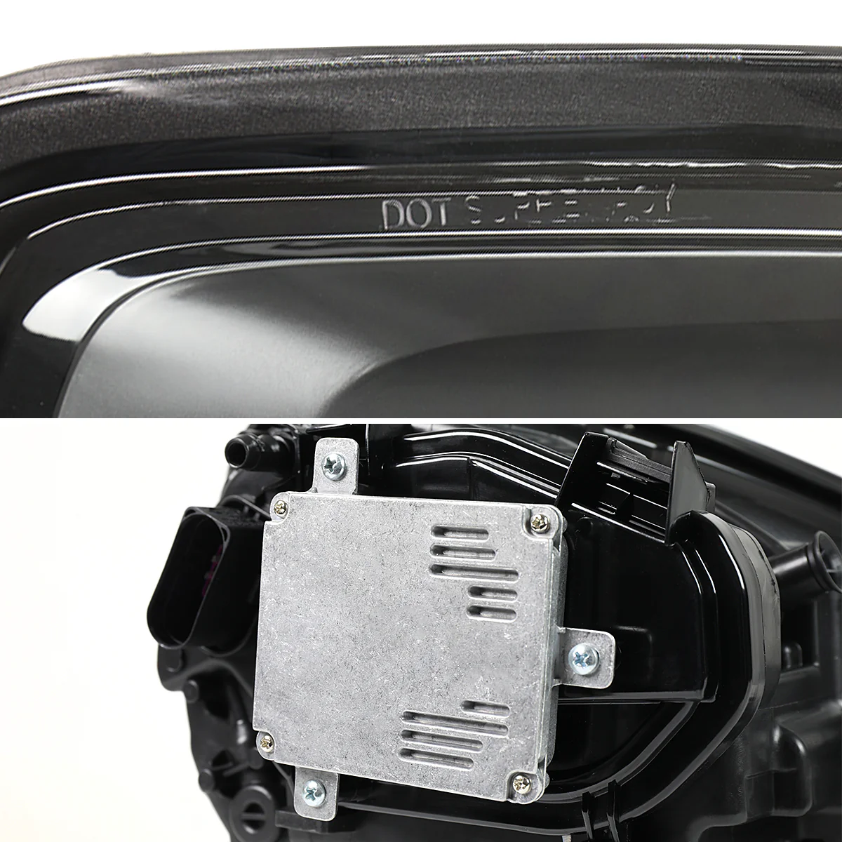 Spec-D Projector Headlights Porsche Panamera (10-22) 970 LED Matrix or Quad LED Bar Style - Black - Image 19