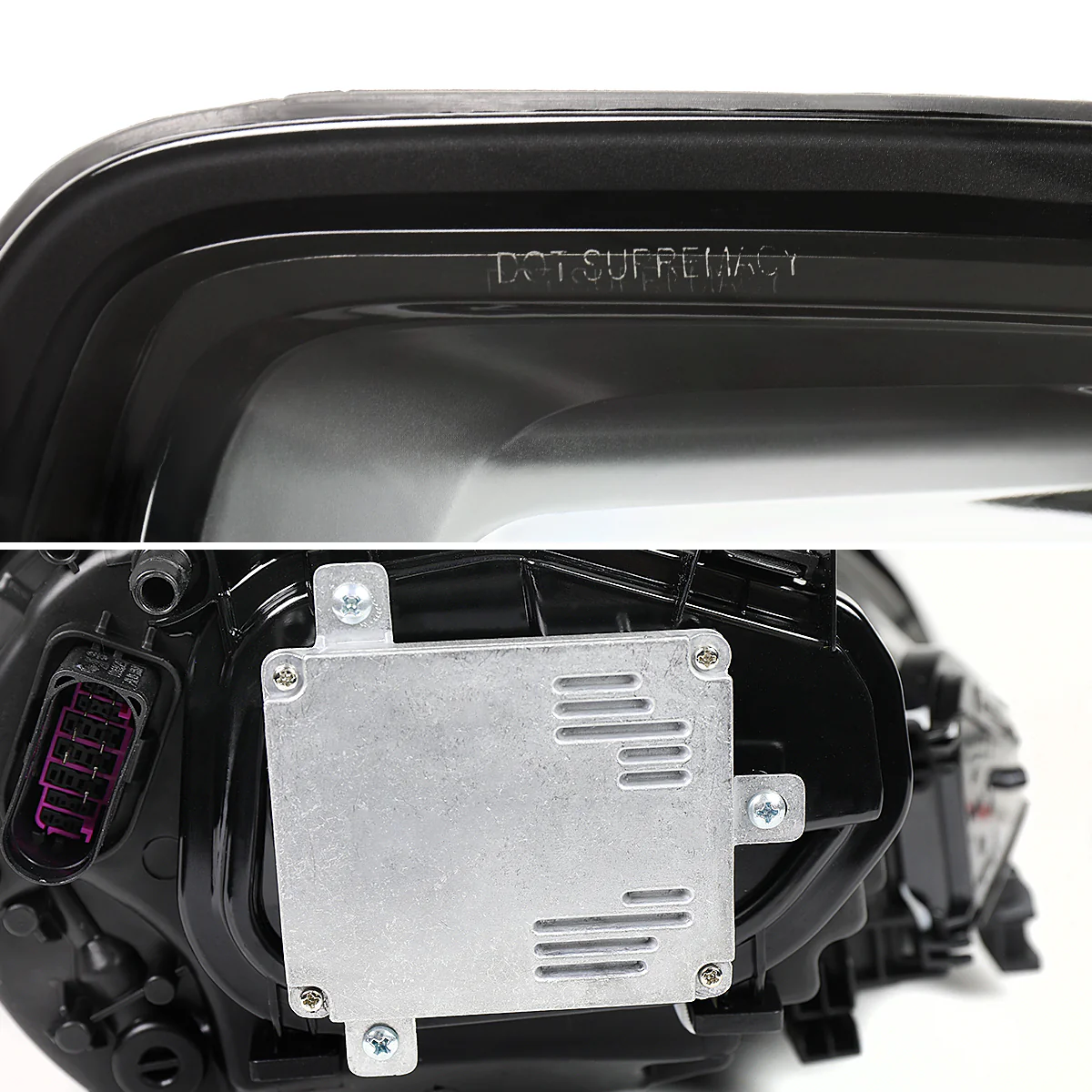 Spec-D Projector Headlights Porsche Panamera (10-22) 970 LED Matrix or Quad LED Bar Style - Black - Image 20