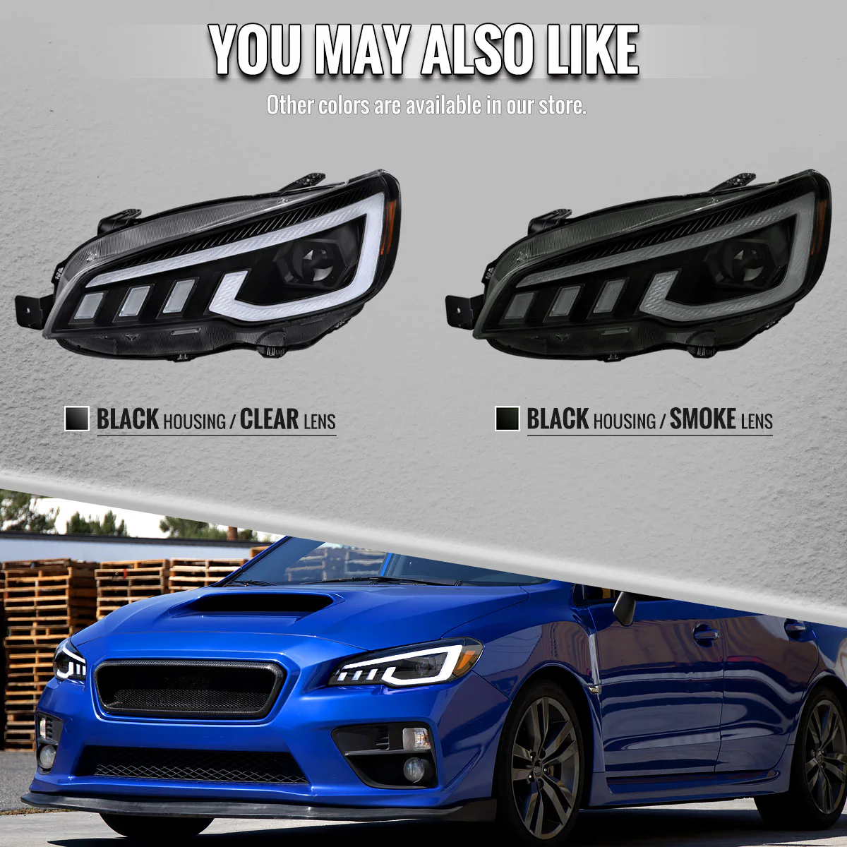 Spec-D Projector Headlights Subaru WRX & WRX STi (2015-2021) Black w/ Sequential Switchback LED DRL - Image 21