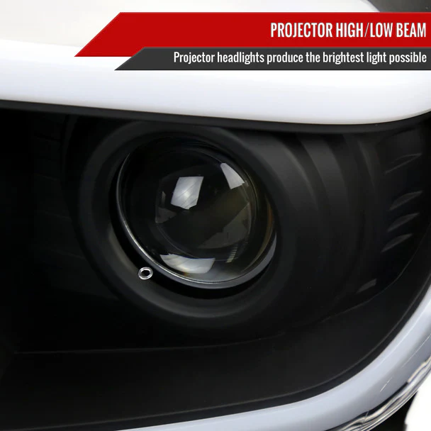 Spec-D Projector Headlights Toyota Tundra (2014-2021) w/ Switchback Sequential Turn Signal LED Bar - Black or Chrome - Image 21