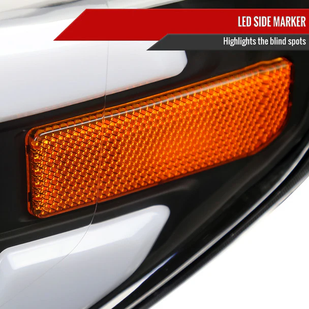 Spec-D Projector Headlights Toyota Tundra (2014-2021) w/ Switchback Sequential Turn Signal LED Bar - Black or Chrome - Image 24