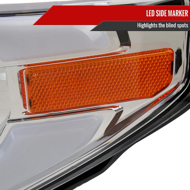 Spec-D Projector Headlights Toyota Tundra (2014-2021) w/ Switchback Sequential Turn Signal LED Bar - Black or Chrome - Image 6