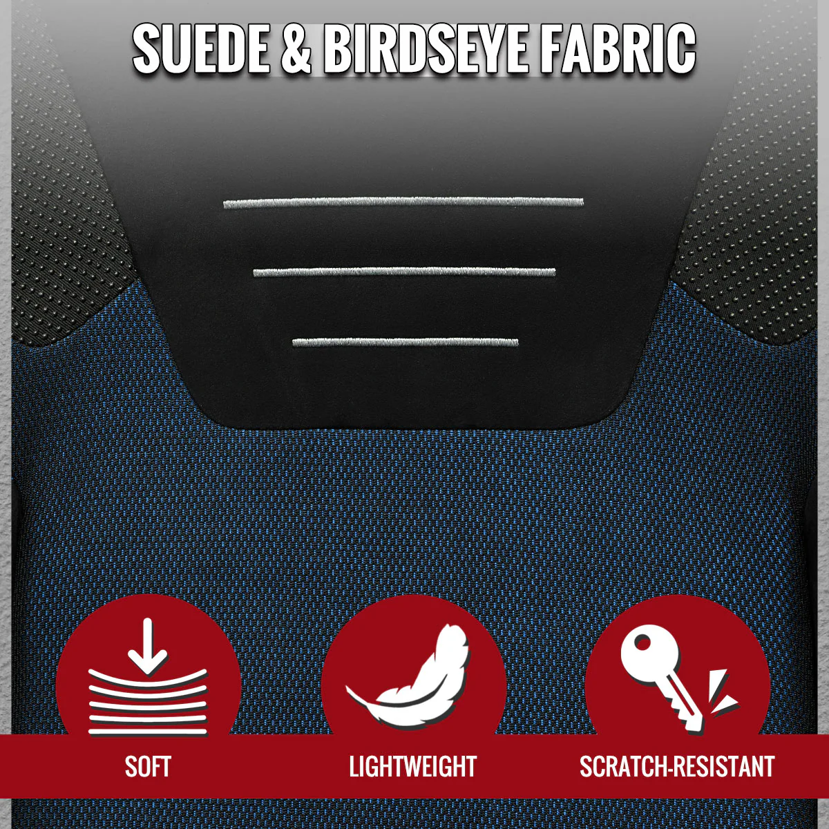 Spec-D Racing Seats (Adjustable & Reclinable) Suede or Leather - Black / Red / Gray - Image 14