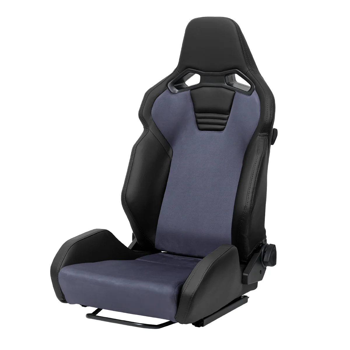 Spec-D Racing Seats (Adjustable & Reclinable) Suede or Leather - Black / Red / Gray - Image 7