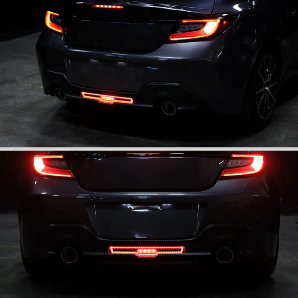 Spec-D Rear Bumper LED Brake Light Subaru BRZ & Toyota GR86 (2022-2026) Jet Black / Matte Black - Image 11