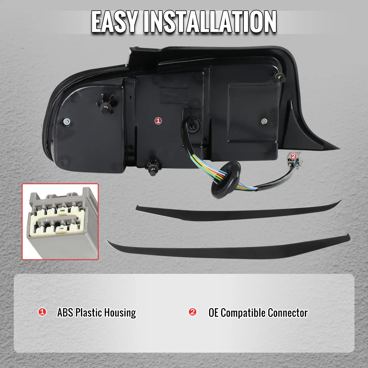 Spec-D LED Tail Lights for Ford Mustang S197 (2010-2014) with Sequential Turn Signals - Clear or Red Lens - Image 12