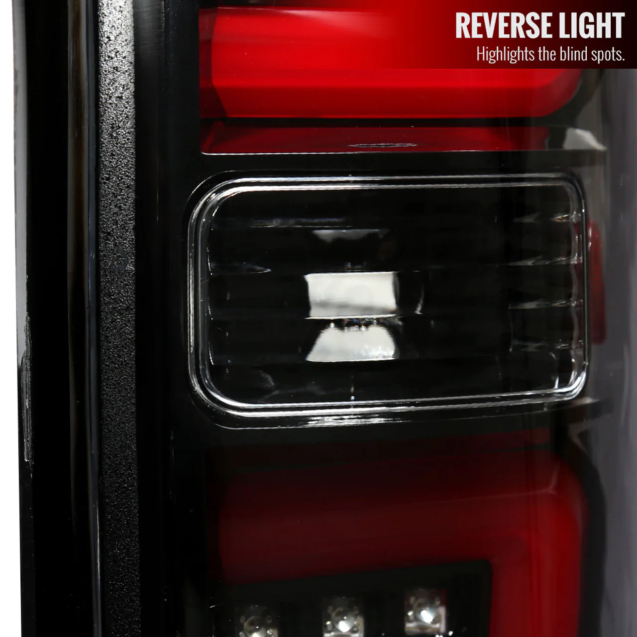 Spec-D Tail Lights Ford F-150 (05-15) Red C-Bar w/ Jet Black Housing & Clear Lens - Image 5