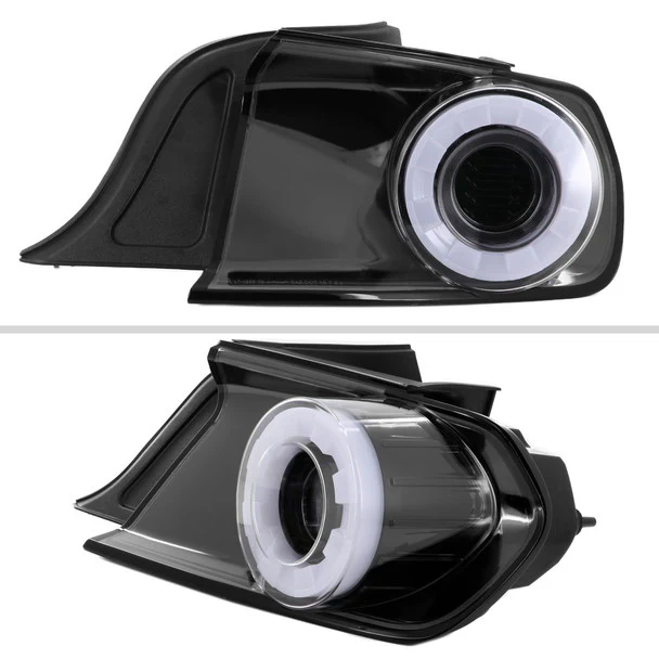 Spec-D Tail Lights Ford Mustang S550 (2015-2022) LED Halo Ring - Black Housing w/ Smoke or Clear Lens - Image 21