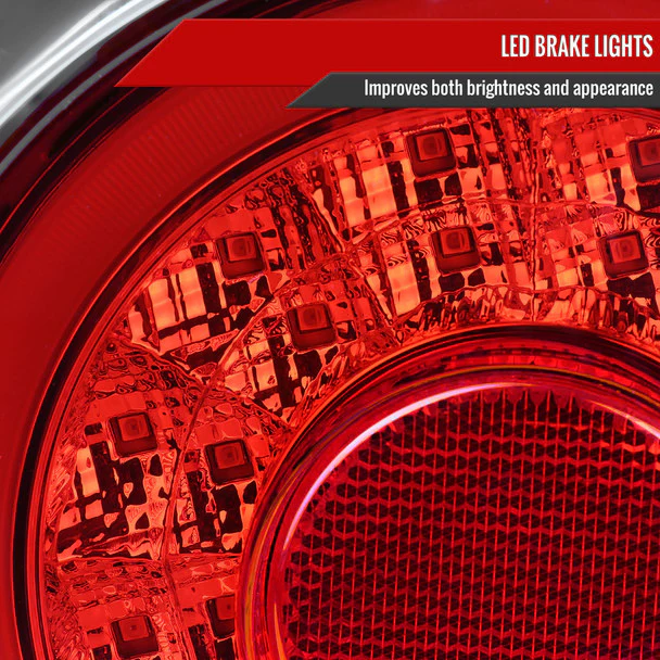 Spec-D LED Tail Lights Nissan Skyline R32 (89-94) R33 (95-98) GT-R, GTS, GTS-T, GTS25T & GTS25 JDM Red Lens - Image 4