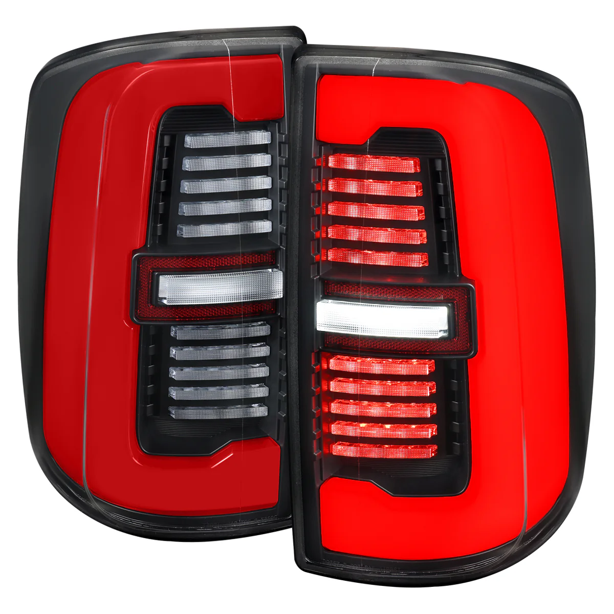Spec-D Tail Lights RAM 2500 3500 (19-24) Full LED Black or Glossy Black Housing w/ Sequential Turn Signals - Image 15